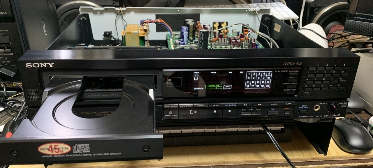 値下げしました【トレーベルト交換】SONY CDP-228ESD CDプレーヤー-