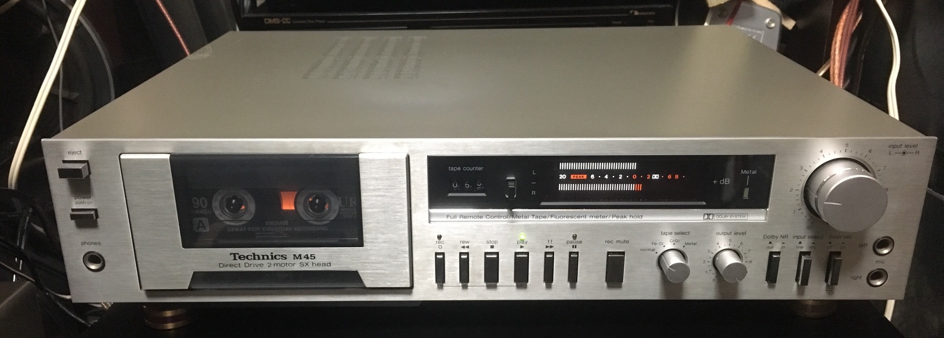 動作確認済み・【新品】Technics RS-M45 MDデッキ